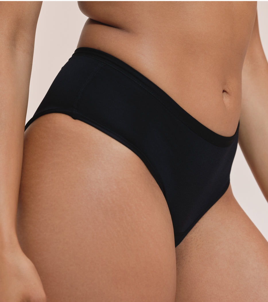 Discharge underwear - Classic - Recycled Nylon - Black