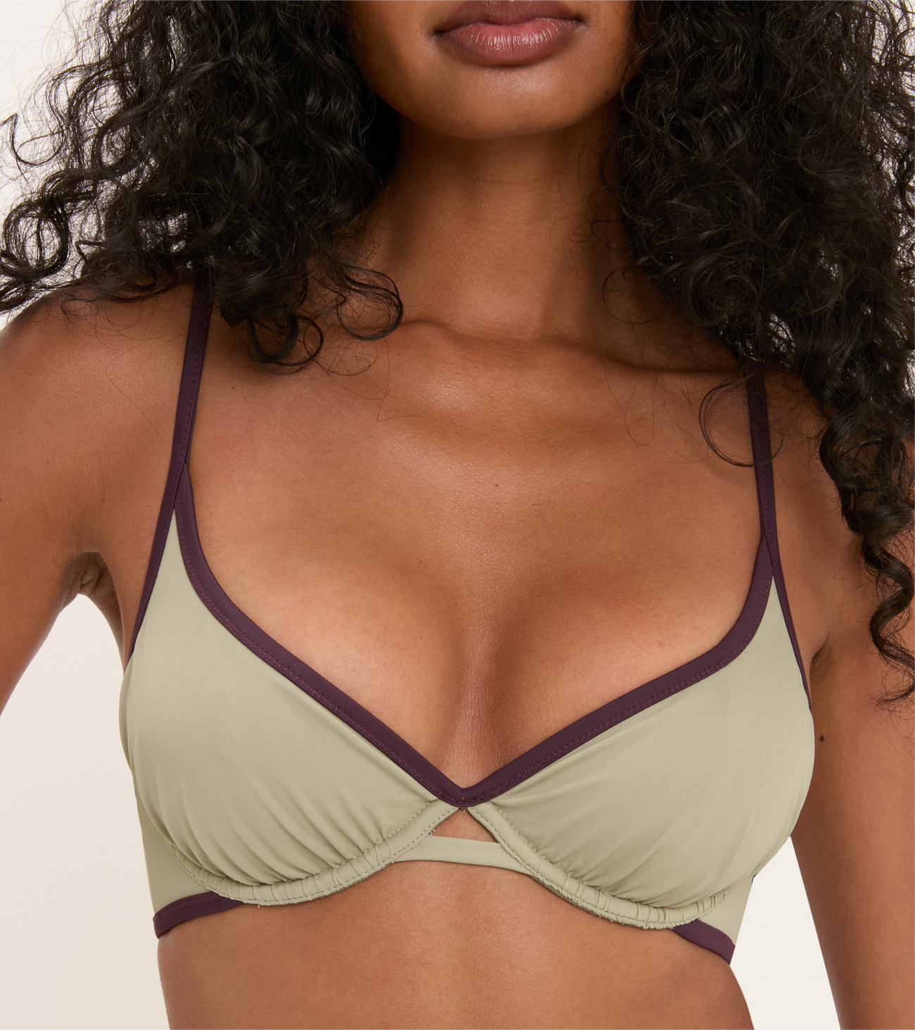 Swimwear - Wired - Top - Olive
