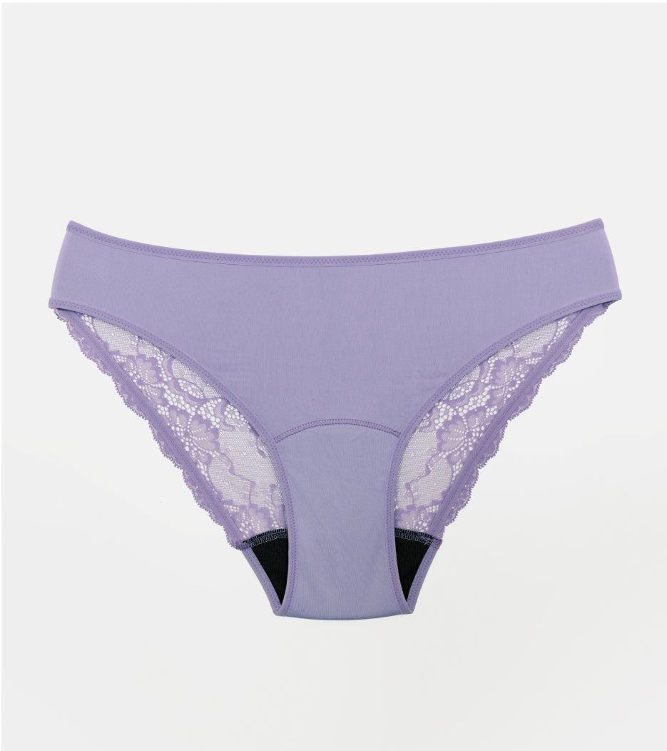 Lace Brief - Recycled Nylon - Lila