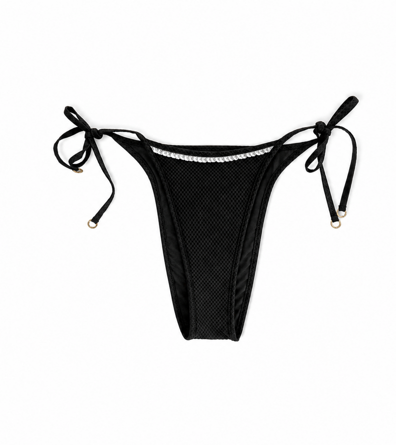 Swimwear - Waffle - Brief - Black